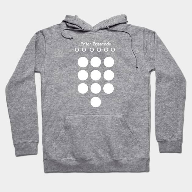 Enter Passcode Hoodie by 32Baboons